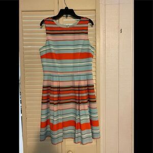 - CeCe striped multicolor dress
